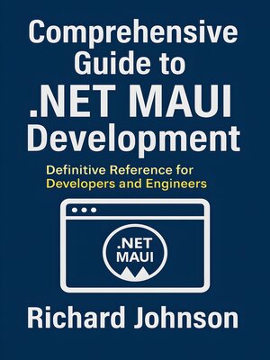 cover image of Comprehensive Guide to .NET MAUI Development